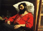 Charles Carolus - Duran The Convalescent ( The Wounded Man ) Spain oil painting artist